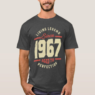 T-shirt Légende vivante depuis 1967 56e anniversaire