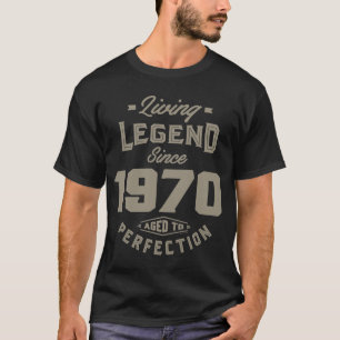 T-shirt Légende vivante depuis 1970