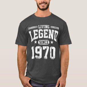 T-shirt Légende vivante depuis 1970