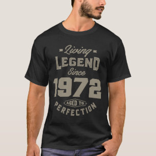 T-shirt Légende vivante depuis 1972