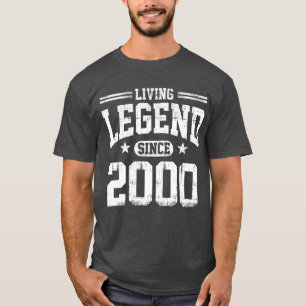 T-shirt Légende vivante depuis 2000