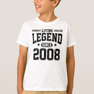 T-shirt Légende vivante depuis 2008