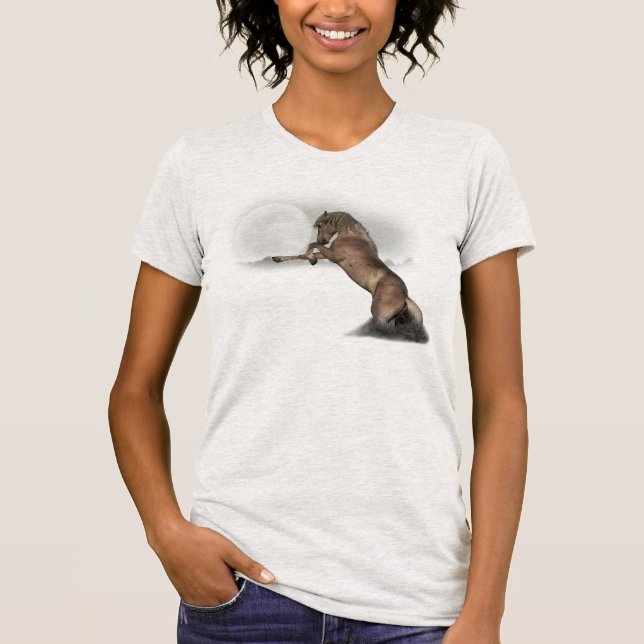 T-shirt légende Wild Mustang "Merlot" (Devant)