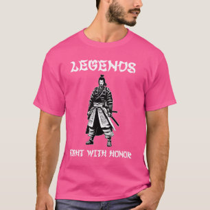 T-shirt Légendes combattant avec honneur, Samurai, Japon