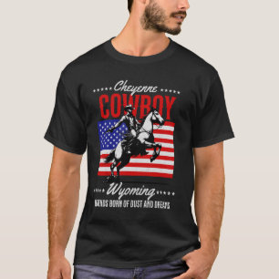 T-shirt légendes de cowboy de Cheyenne poussière et rêves
