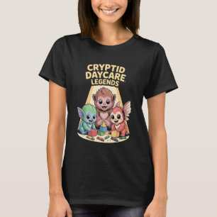 T-shirt Légendes de Garderie de Cryptide Créatures Mignonn