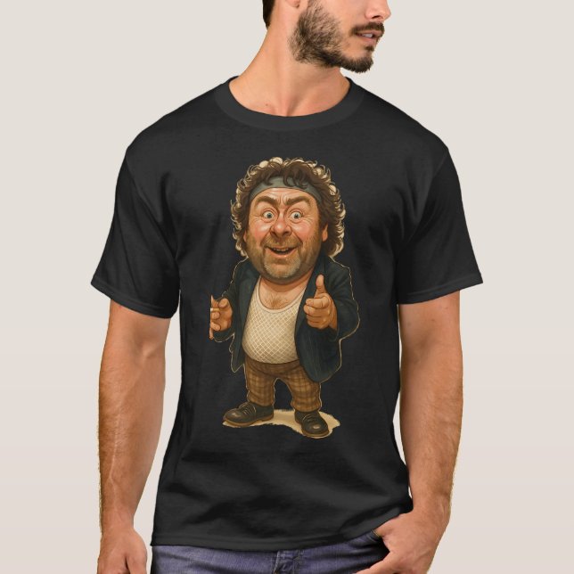 T-shirt Légendes de la comédie : Rab C Nesbitt (Devant)