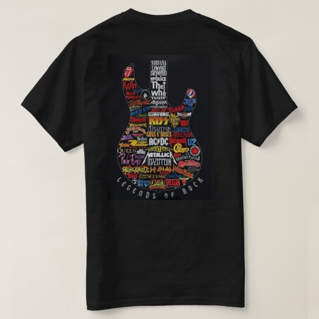 T-shirt Légendes de roches  (Design dos)