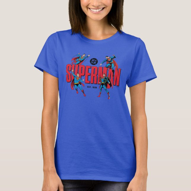 T-shirt Légendes de Superman pour toujours Graphique (Devant)