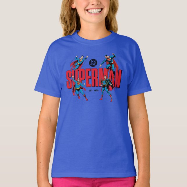 T-shirt Légendes de Superman pour toujours Graphique (Devant)