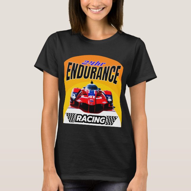 T-shirt Légendes de vitesse : 24h Endurance Racer (Devant)