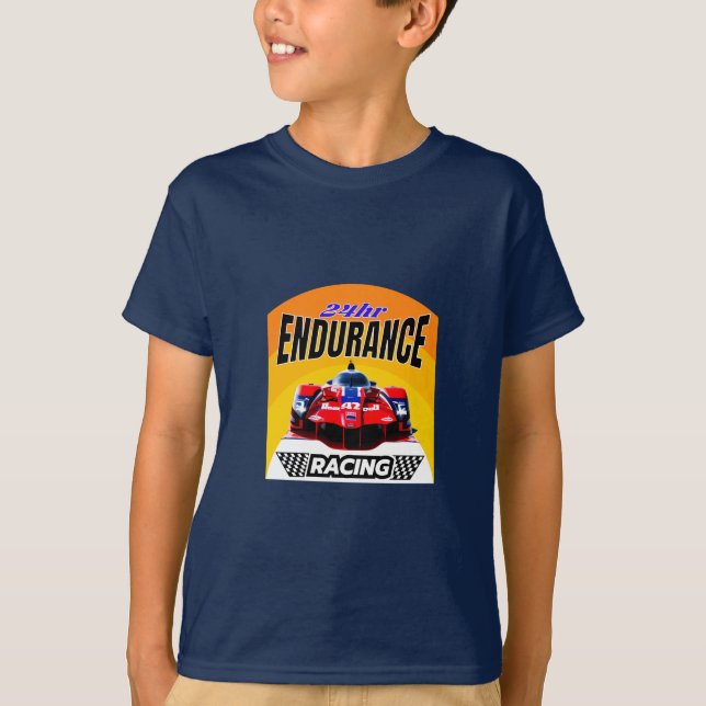 T-shirt Légendes de vitesse : 24h Endurance Racer (Devant)