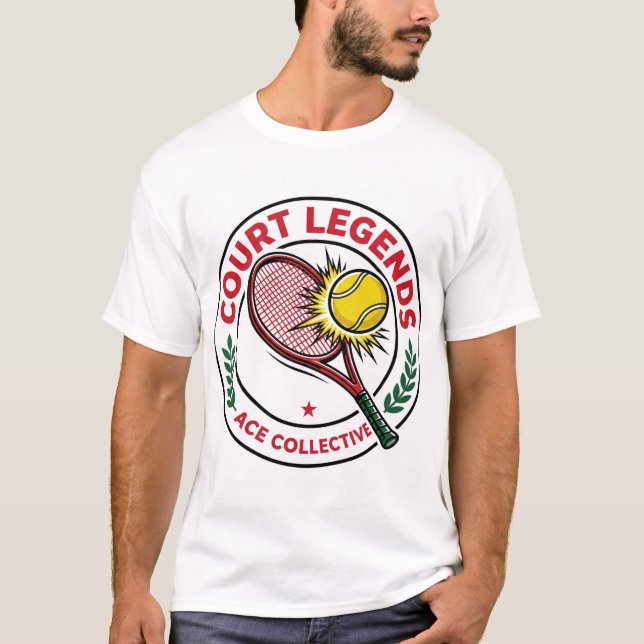 T-shirt Légendes du court (Devant)