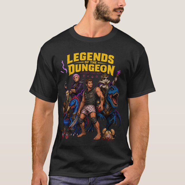 T-shirt Légendes du Donjon | Aventure de Fantasy Épique Co (Devant)