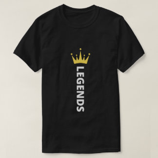 T-shirt légendes | nom de légende avec conception de couro