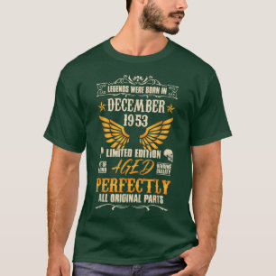 T-shirt Légendes sont nées en Décembre 1953 - Rock Biker 6
