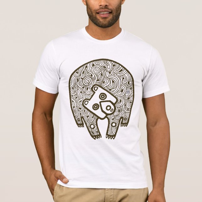 T-shirt léger de l'ours (Devant)