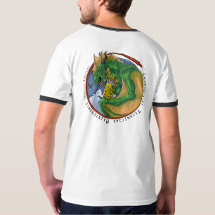 T-shirt léger unilatéral de "pièce de monnaie"