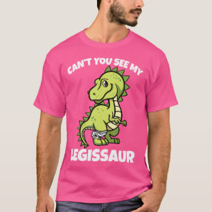 T-shirt Leggisaur Bones de jambe cassé Dinosaure Blessure