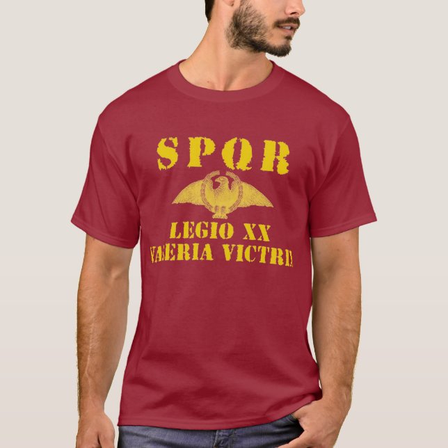 T-shirt Légion vaillante de 20 Octavian/Augustus 20ème - (Devant)