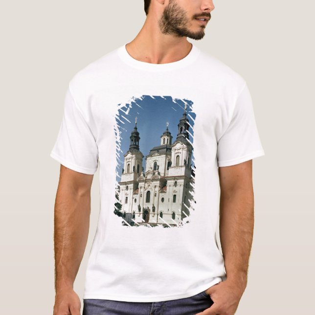 T-shirt L'église de Saint-Nicolas, construite 1703-61 (Devant)