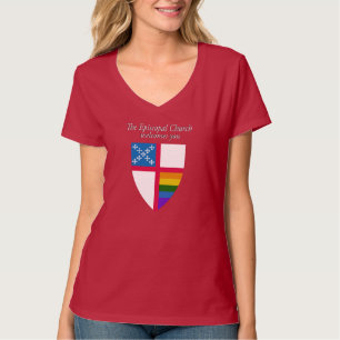 T-shirt L'église épiscopale vous accueille LGBTQ