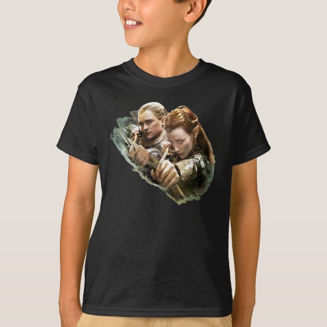 T-shirt LEGOLAS GREENLEAF™ et TAURIEL™ Graphic (Devant)