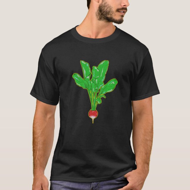 T-shirt Légume de jardinage Radish (Devant)