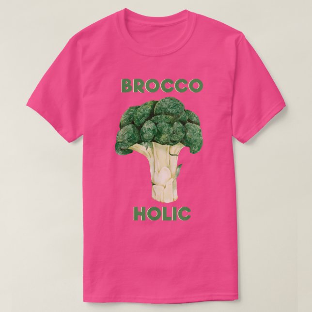 T-shirt Légumes amusants Broccoli Lover (Design devant)