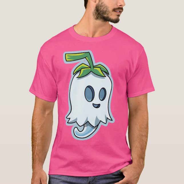 T-shirt Légumes de fantôme Kawaii (Devant)