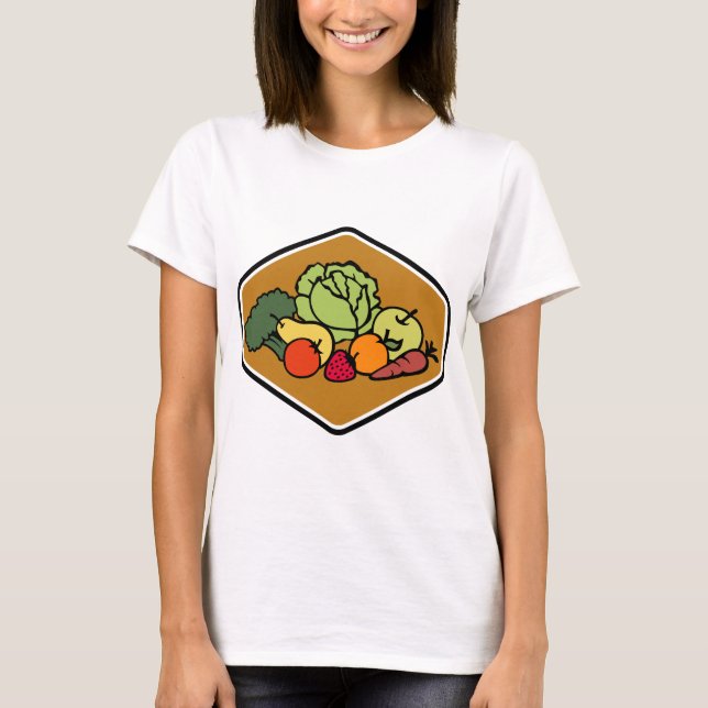 T-shirt Légumes de fruits (Devant)