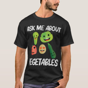 T-shirt Légumes Drôle Pour Hommes Femmes Fruit Légume Gard