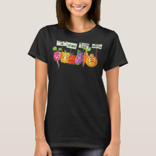 T-shirt Légumes et fruits végétaux Manifestation contre Ve
