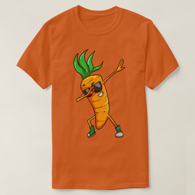 T-shirt Légumes Karotte Dabbing (Design devant)