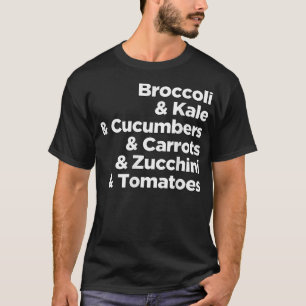 T-shirt Légumes pour végétariens et végétaliens