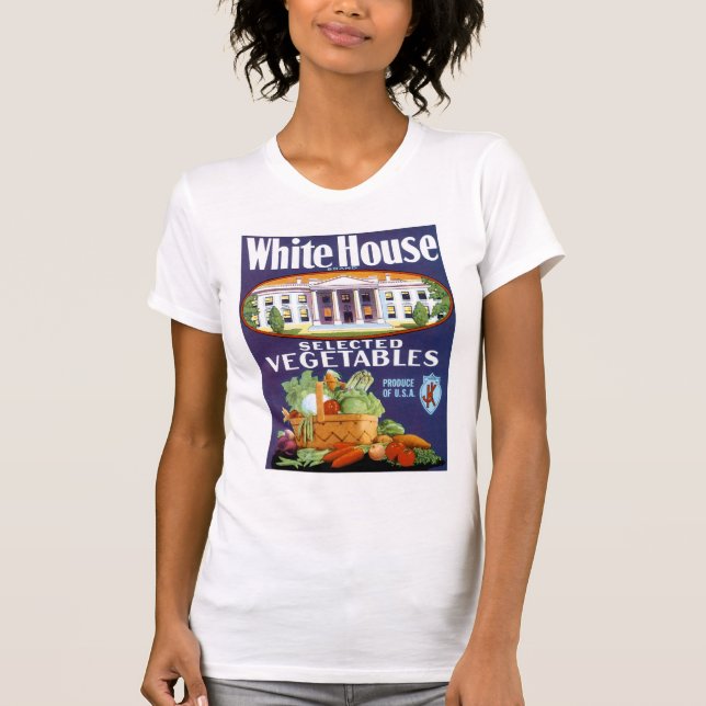 T-shirt Légumes sélectionnés par la Maison Blanche (Devant)