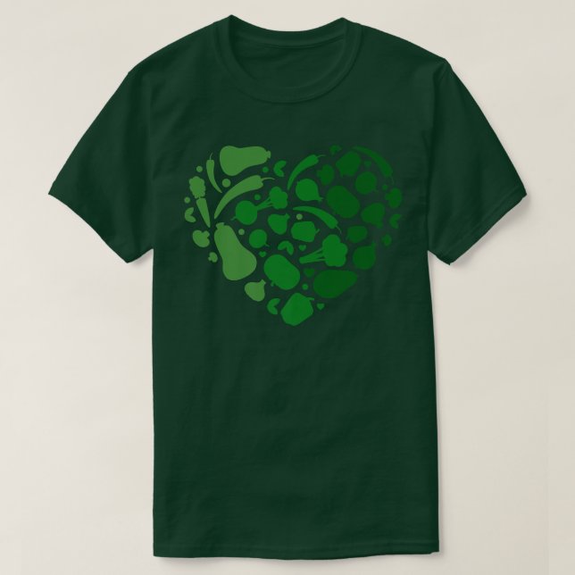 T-shirt Légumes végétariens (Design devant)