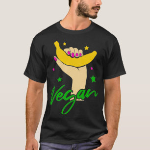 T-shirt Légumes végétariens Fruit Banane saine