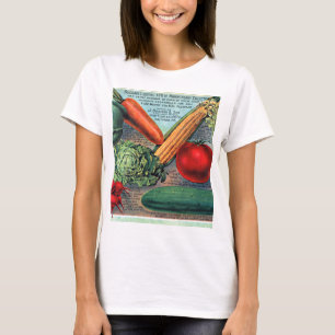 T-shirt Légumes vintages