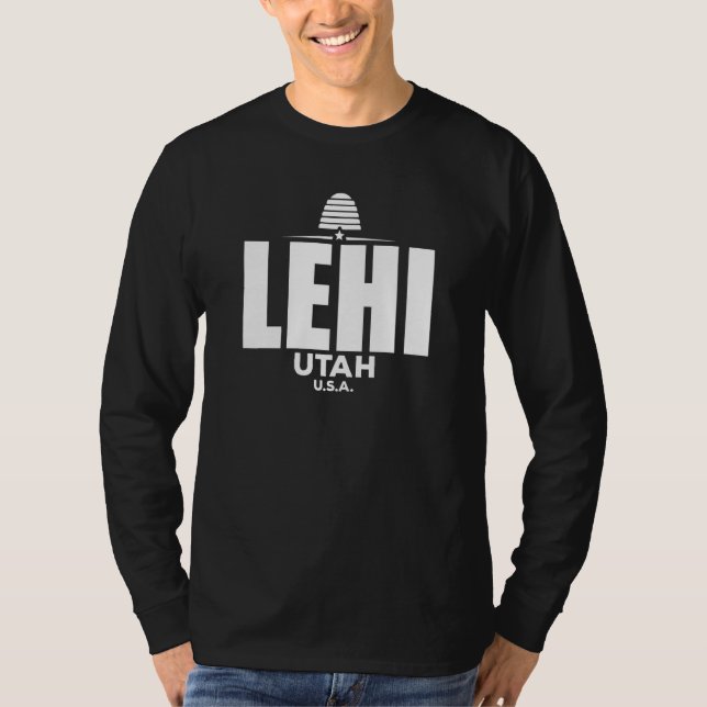 T-shirt Lehi Utah Retro Vintage (Devant)