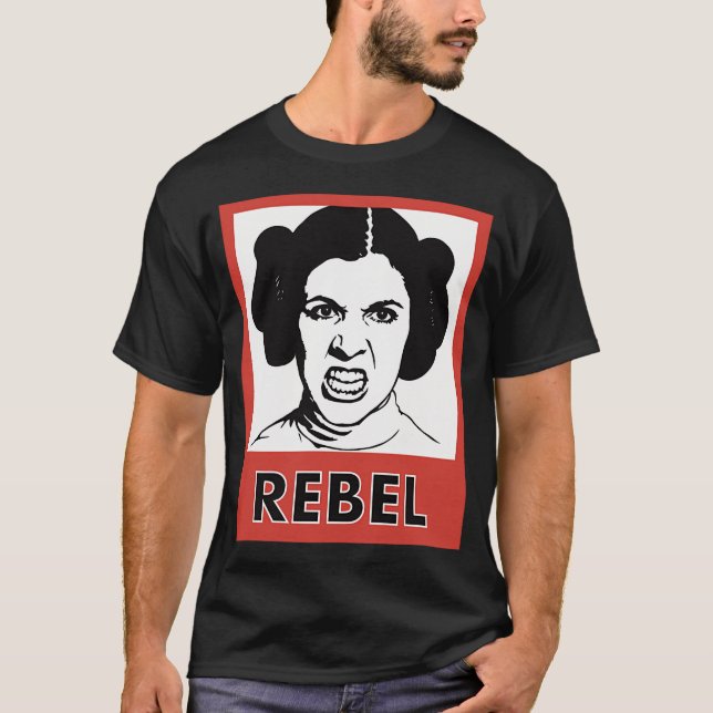 T-shirt Leia Rebelle (Devant)