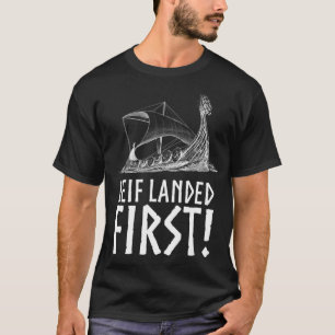 T-shirt Leif Atterra le premier Viking Longship Moyen Nors
