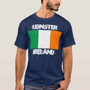 T-shirt Leinster, Irlande avec le drapeau irlandais