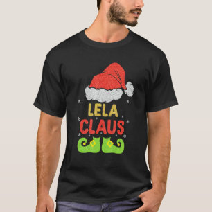 T-shirt Lela Claus Pyjama de Noël pour Famille Tenue de No