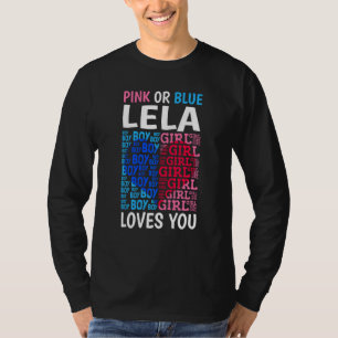 T-shirt Lela Rose Ou Bleue Vous Aime Genre Révéler Baby Sh
