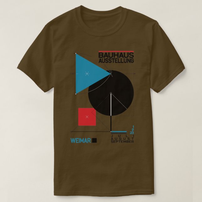 T-shirt L'élaboration du futur Bauhaus inspiré (Design devant)