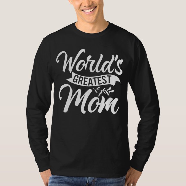 T-shirt L'élément de la vie est Mère  23 (Devant)