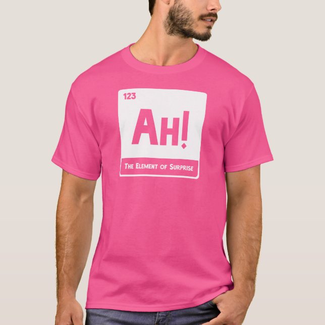 T-shirt L'élément de surprise ! (Devant)