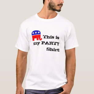 T-shirt l'éléphant de gop, ceci est ma PARTIE