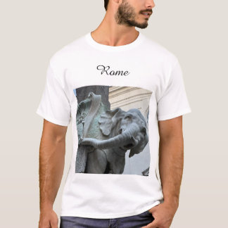 T-shirt L'Éléphant et l'Obélisque de Bernini - Rome Italie